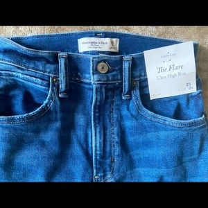 Abercrombie Flare Ultra High Rise Jeans